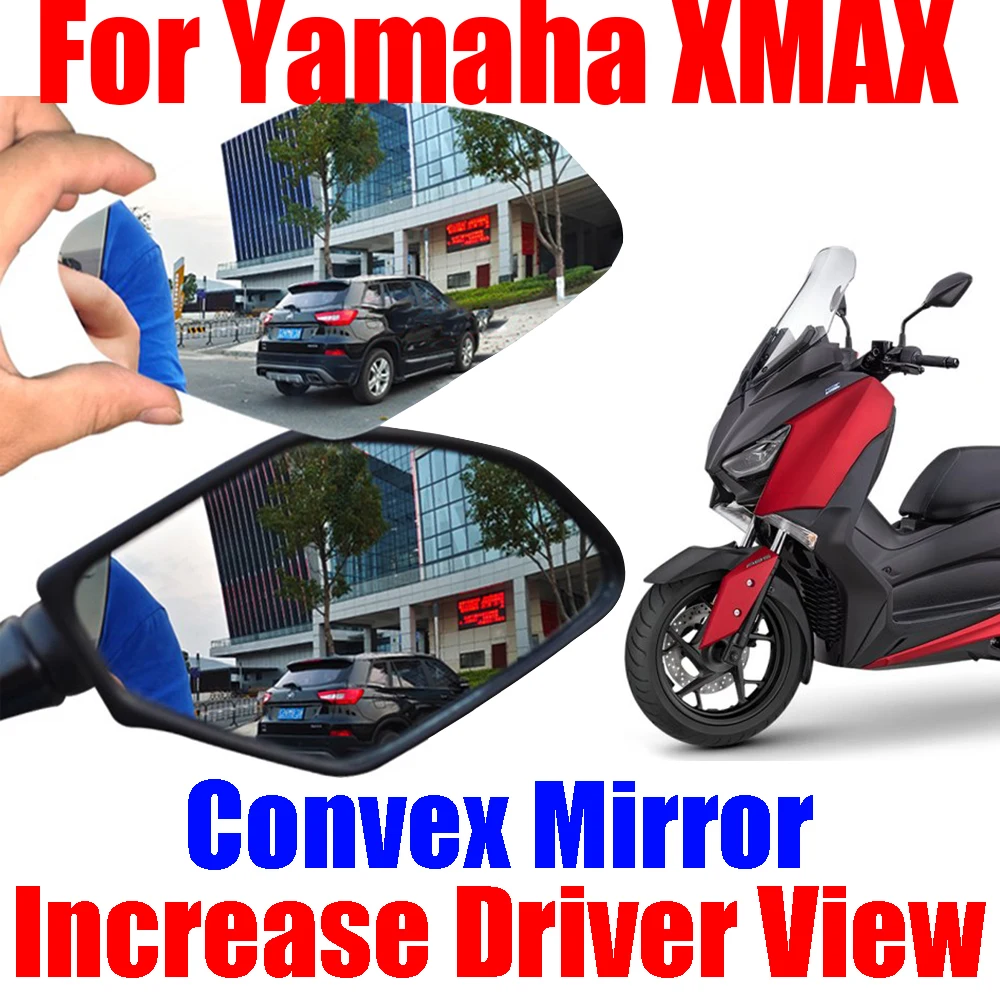 

For YAMAHA X-MAX XMAX 300 XMAX300 Motorcycle Accessories Convex Mirror Increase Rearview Mirrors Side Mirror View Field Vision