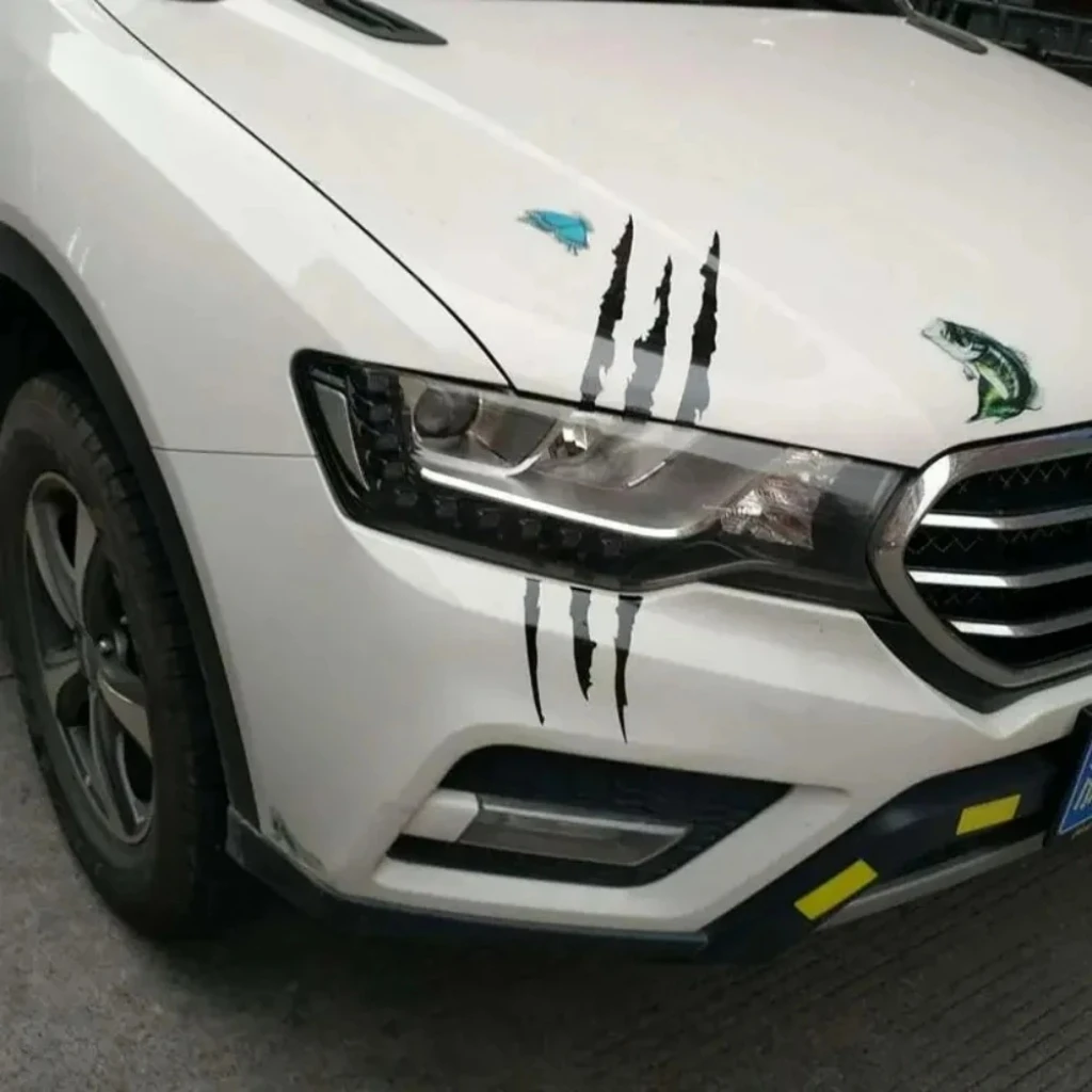 

Car Monster Claw Scratch Reflective Sticker, Vinyl Decal for Auto Headlight Decoration