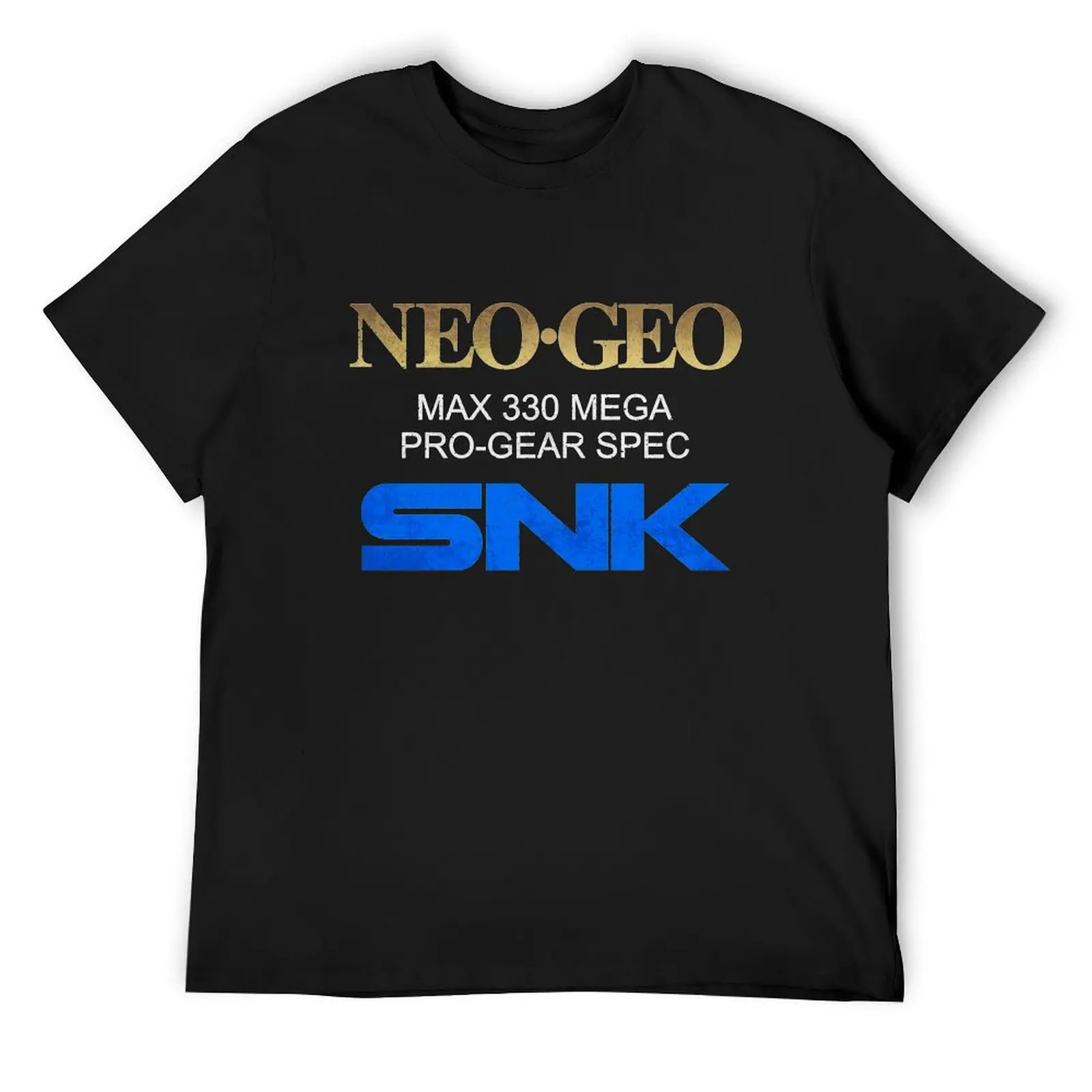 Neo Geo Pro Gear Spec Золотая футболка с ретро-дизайном, летние топы, футболка с рисунком, винтажная мужская футболка