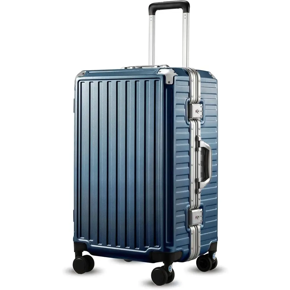 

Polycarbonate Hard Shell Spinner Luggage, Blue, 24 Inch