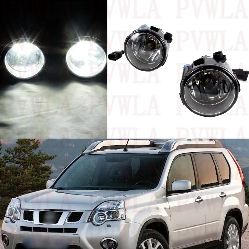 

2pcs Front Fog Lamp Lights With LED Bulbs 261508990B For Nissan X-Trail (T31) 2007 2008 2009 2010 2011 2012 2013