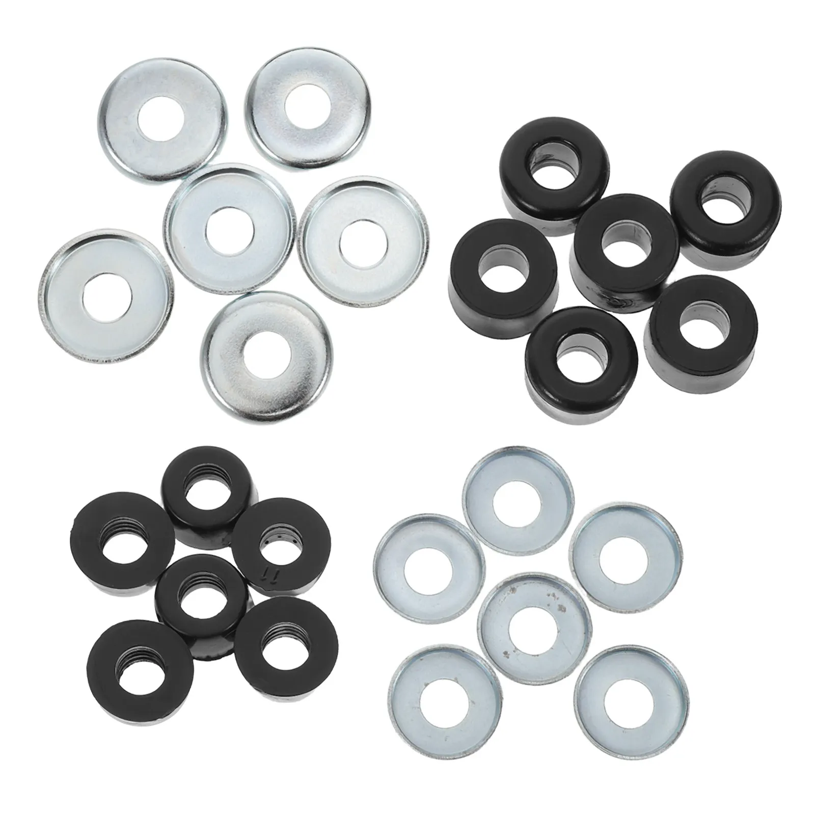 1Set Roller Skate Shockproof Accessories Shock Absorber Skateboard Truck Shockproof Bushings Replacement Kit Double-Row Shock view 5