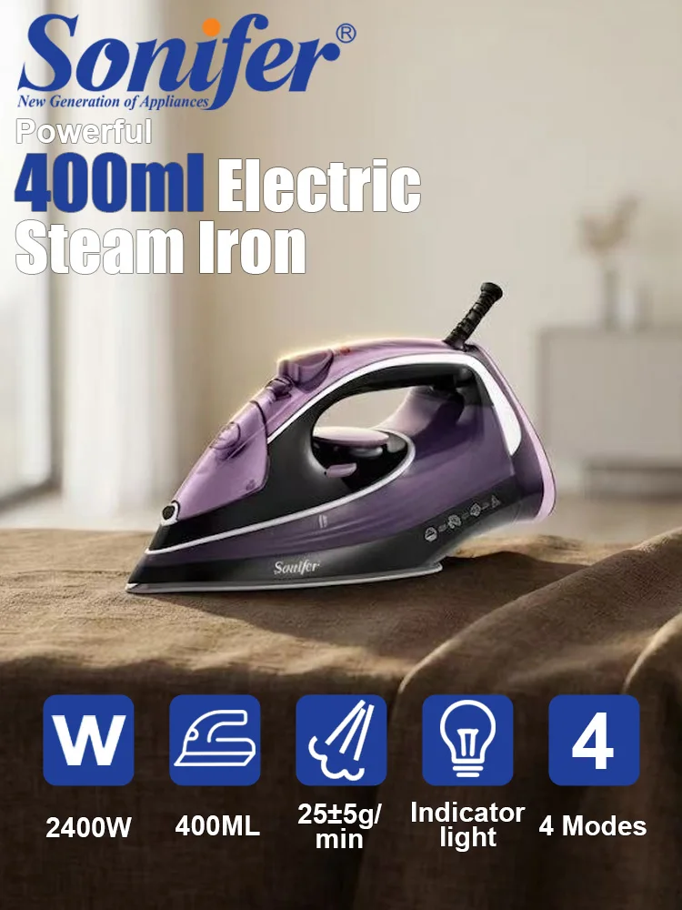steam-iron-sonifer-sf-9109-2400w-ceramic-soleplate-vertical-steam-self-cleaning-350ml-tank-steam-burst-clothes-iron