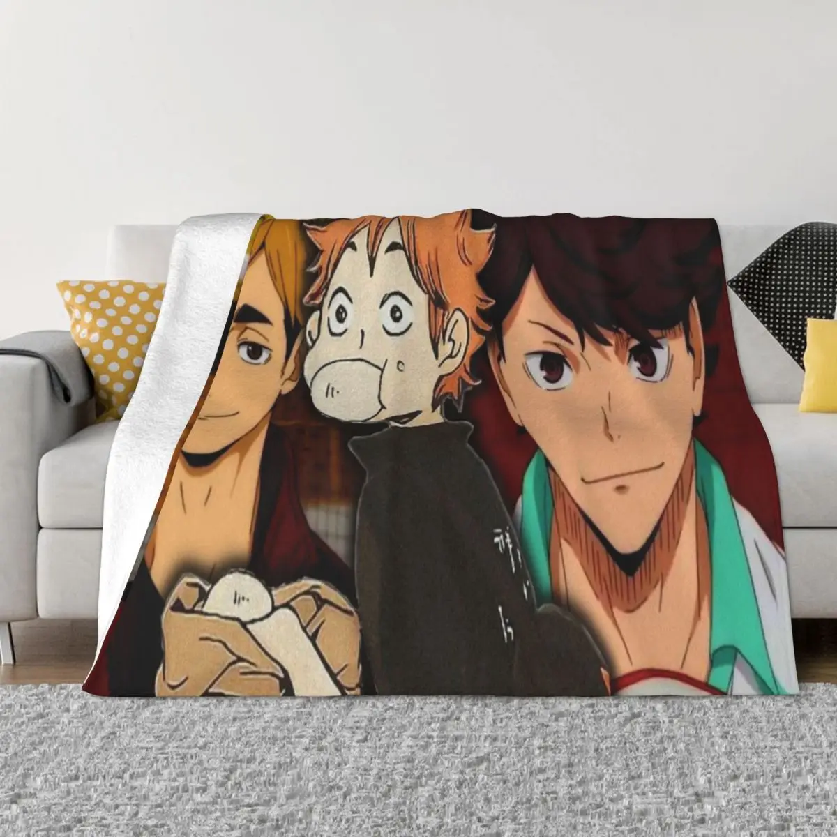 

Haikyuu 000814 Одеяла в стиле аниме, дорожное одеяло, одеяла и пледы, зимнее теплое одеяло, одеяло