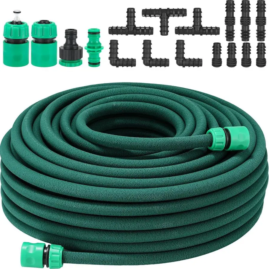 Drip Irrigation Hose Set for Garden and Greenhouse