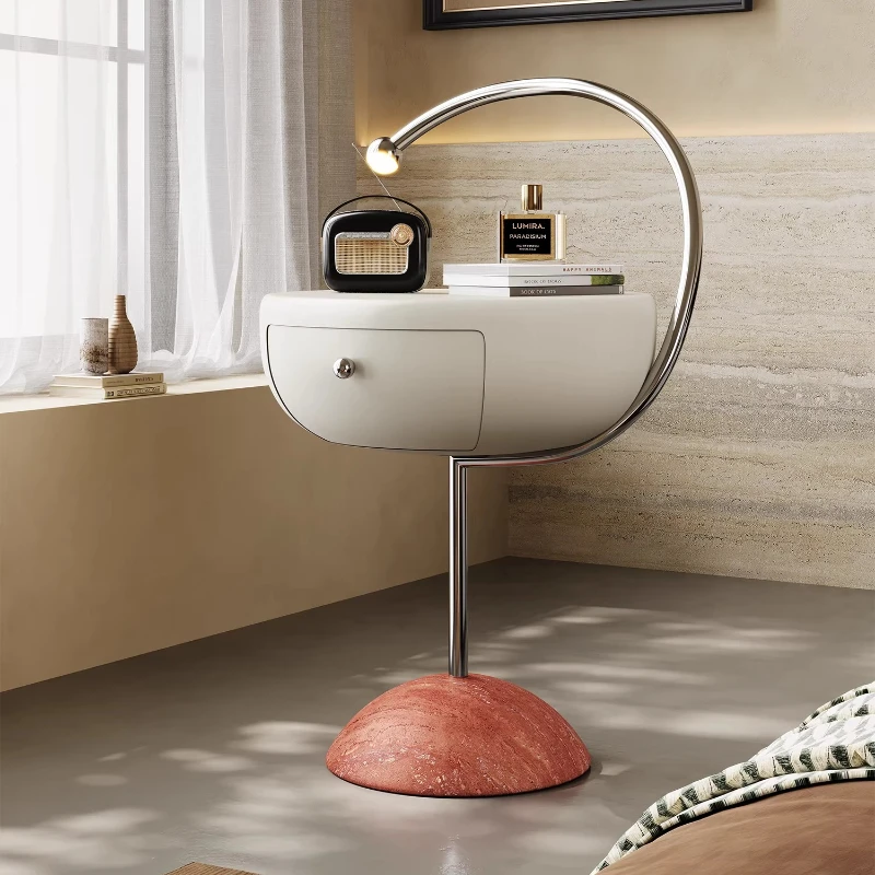 

Bedroom designer high-end bedside table solid wood small