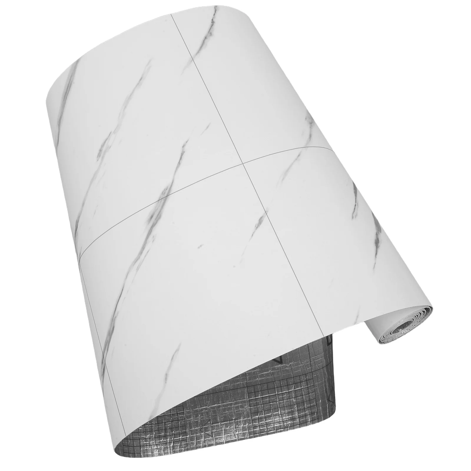 1 Roll Peel and Stick Marble Pattern PVC Flooring Self-Adhesive Tiles for Living Room Kitchen Office Waterproof Floor Sticker