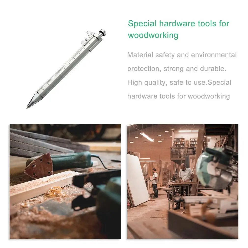 Multifunction Gel Ink Pen Vernier Caliper Roller Ball Pen Stationery Ball-Point Ball-Point 0.5mm Drop shipping