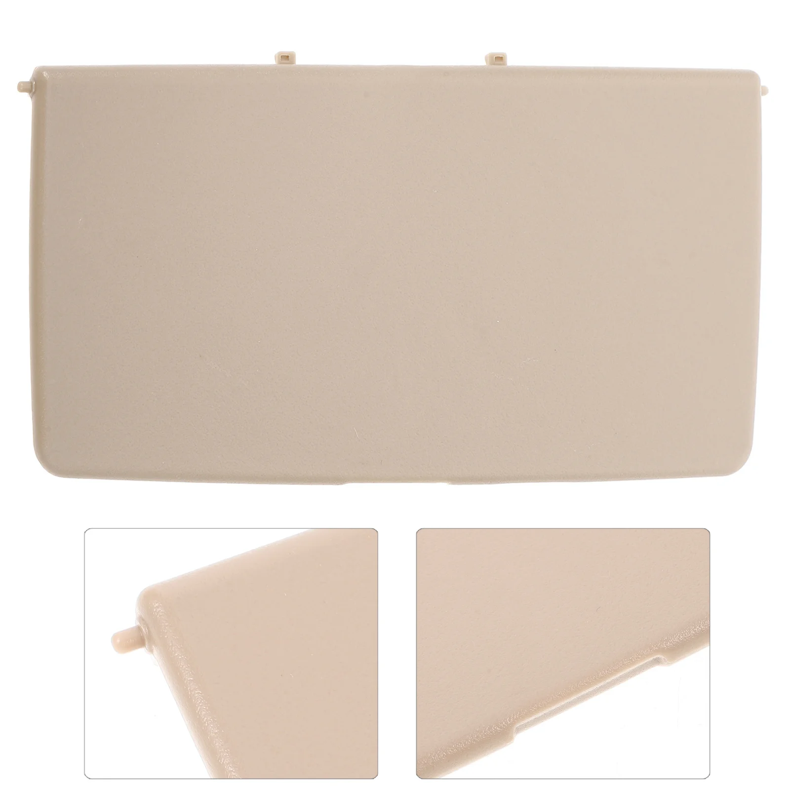 

Sun Visor Mirror Cover Universal Automotive Vanity Mirror Cover For Car Interior Easy Installation Smooth Surface Replacement