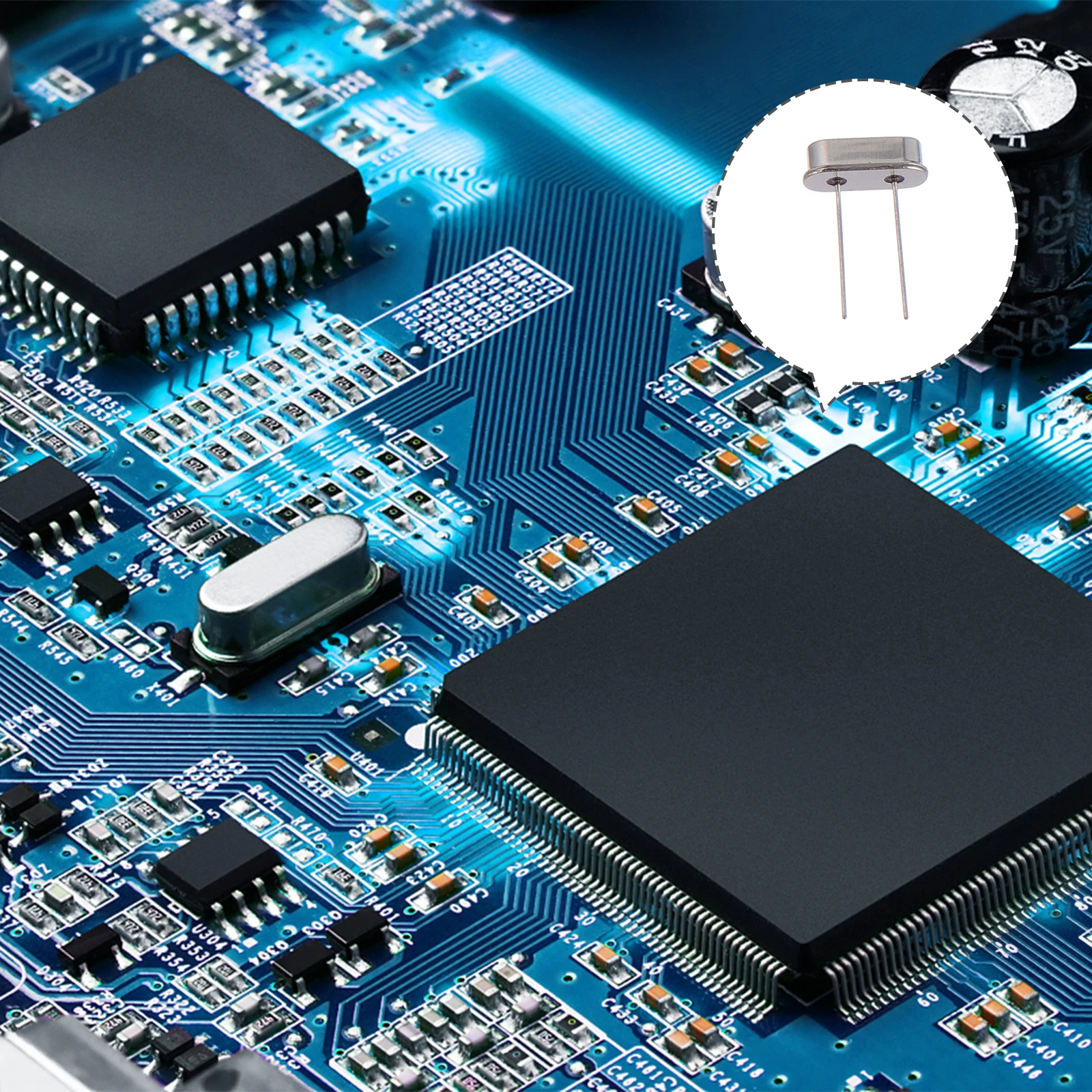 

50 pcs 16Mhz Quartz Crystal Resonator Passive Oscillator For Timing Circuitry Diy Electronics Accessory Home Audio Video