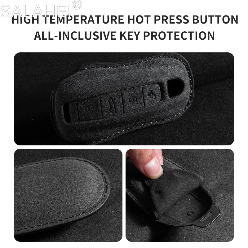 3 Buttons Car Key Cover Case Shell Holder For Porsche Panamera Cayenne 971 911 9YA Macan Boxster Keychain Protection Accessories