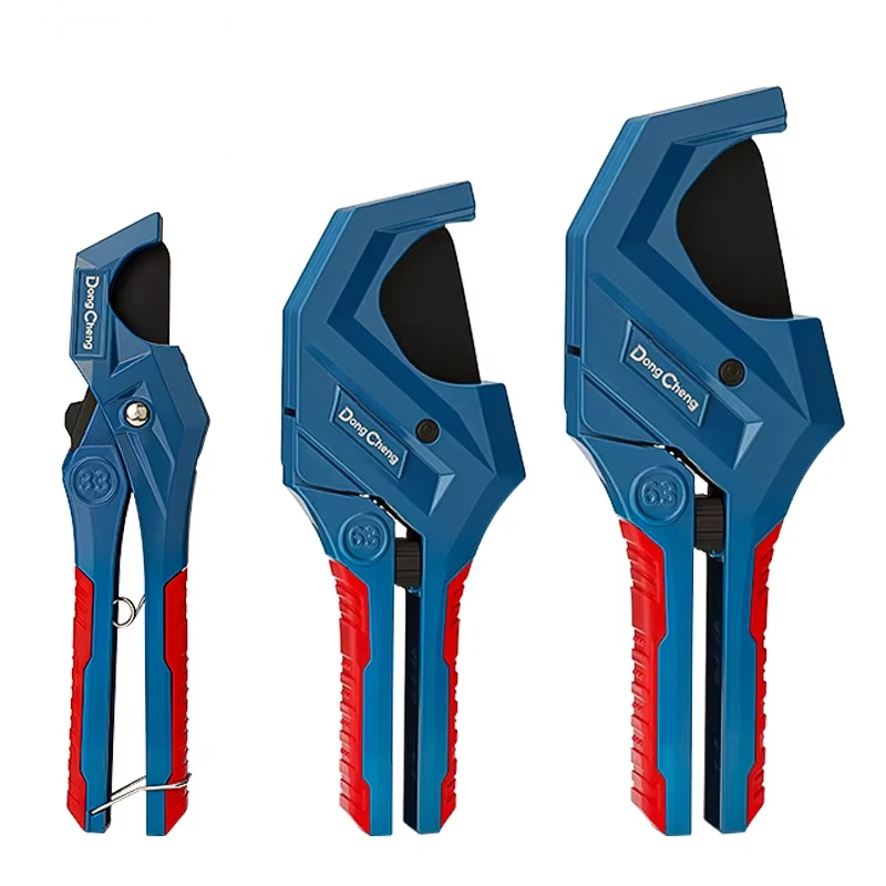 Pipe Cutter 33/43/63mm Aluminum Alloy Manual Cutter Pipe Scissor SK5 Steel Blade Cutting Hand Tool Non-Stick Teflon Coating