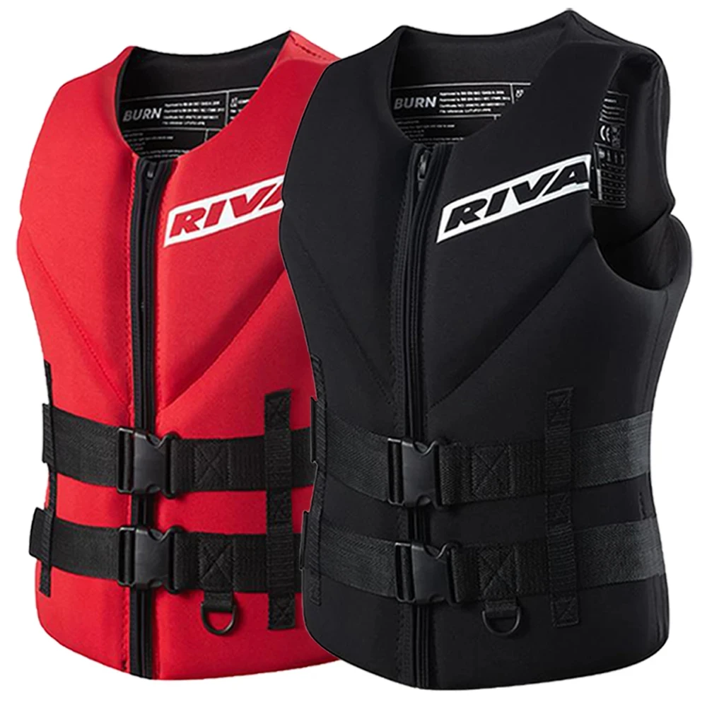 Life Vest Adults Life Jacket Surf Vest Ski Motorboats Raft Rescue Boat Wakeboard Fishing Vest Swimming Drifting Rescue 2024