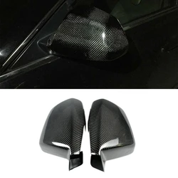 Per Cadillac CTS 2009-2013 in fibra di carbonio laterale specchietto retrovisore copertura Trim Side Wing Mirror Caps