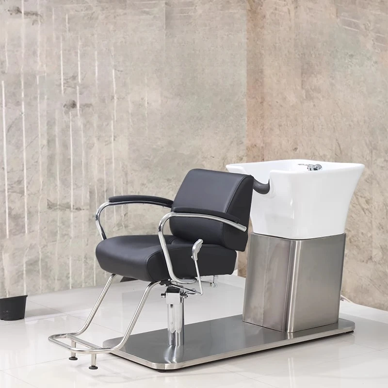 Barber Shop Professional Shampoo Chair Head Spa Rotatable Massage Beauty Salon Chairs Makeup Friseur Stuhl Salon Furniture