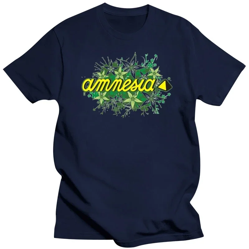 2024 Newest Designs Amnesia Ibiza T Shirt For Mens Letter Graphic Army Green Harajuku T-Shirts Short Sleeve Top Quality