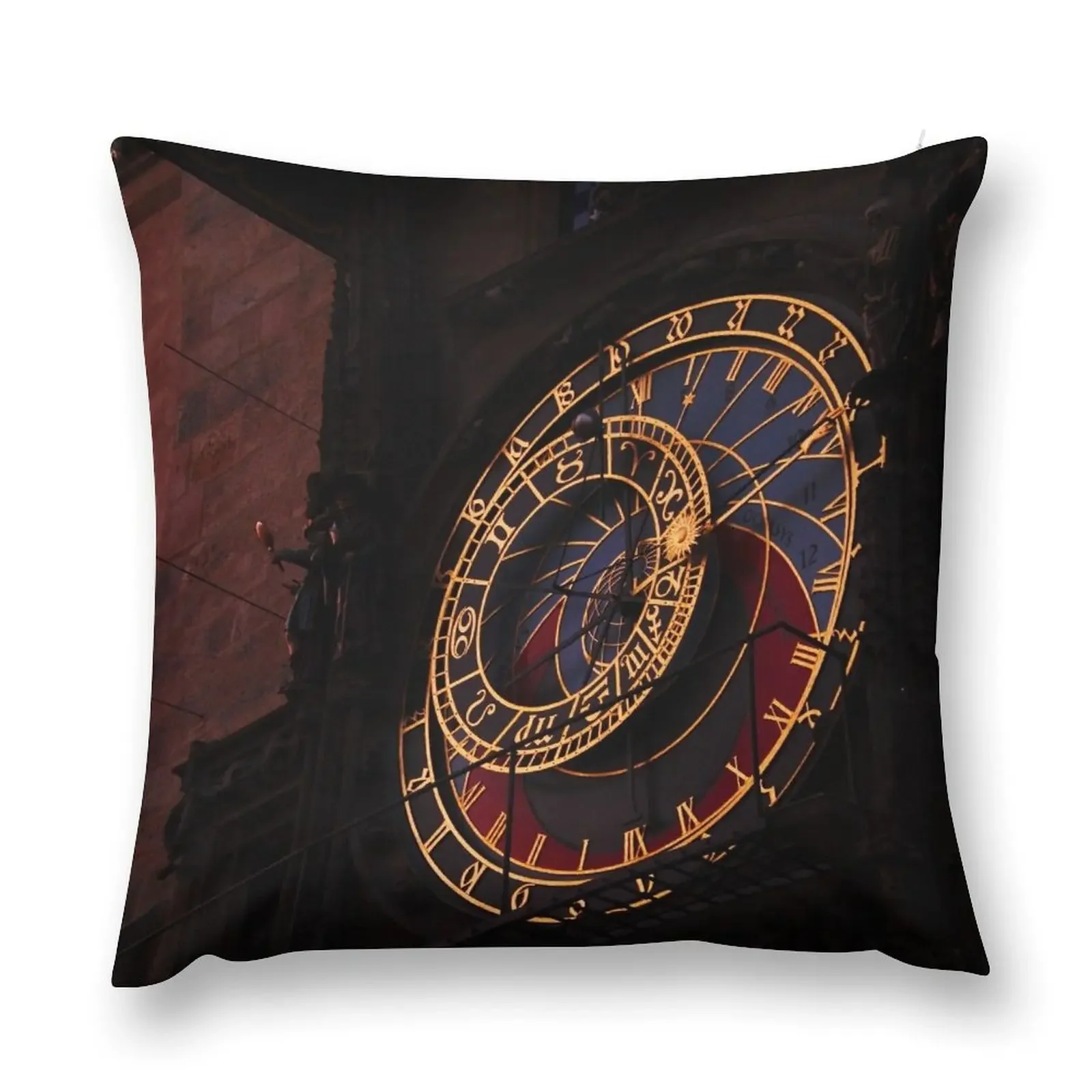 Astronomical Clock Throw Pillow Decorative Cushions Sofa Cushion Cover pillow