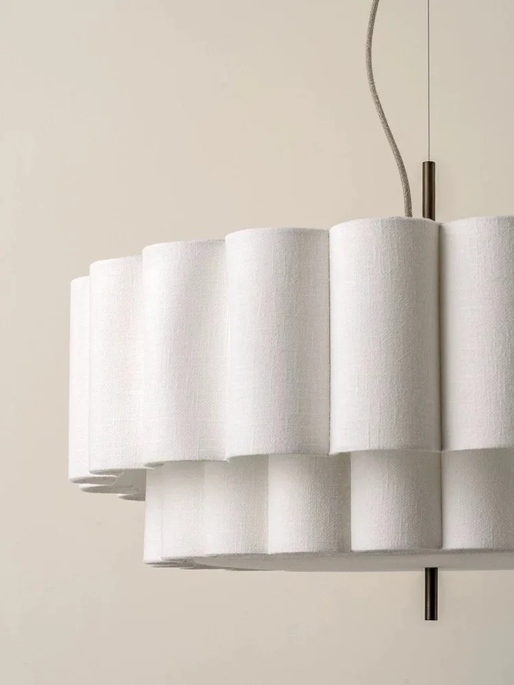 Japanese Wabi Sabi Fabric Ceiling Chandeliers Living Bedroom Decor Lustre Pendant Lights Indoor Lighting Hanging Lamps Fixtures