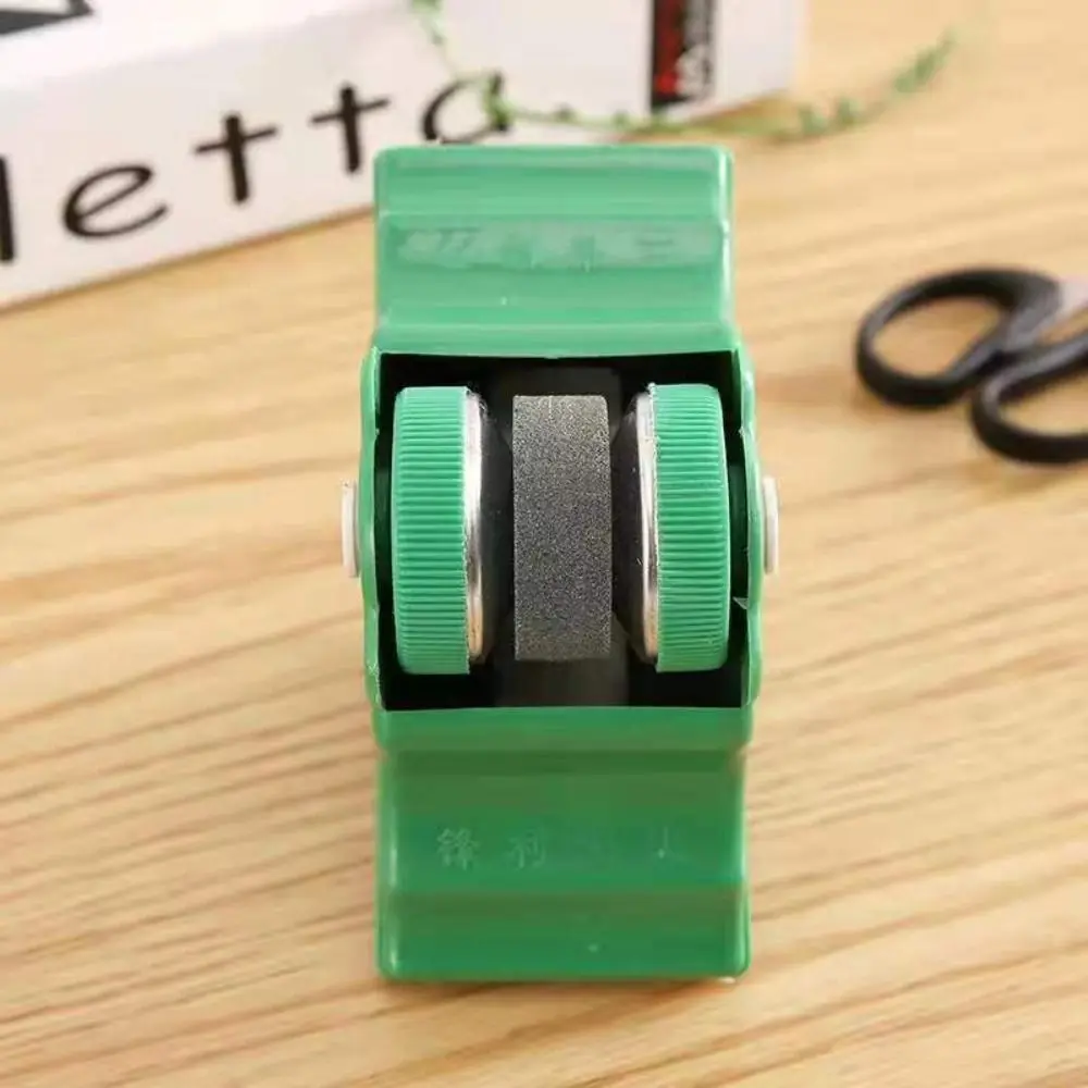 Base Kitchen Sharpening Tool Portable Save Labour Sharpening Stone Self-adhesive ABS and Grinding Wheel Kitchenware Sharpener