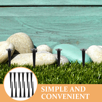 12pcs Solar Replacement Yard Light For Outdoor Lights Aluminum Lawn Garden Pathway Light Stakes Yard Decor Stakes