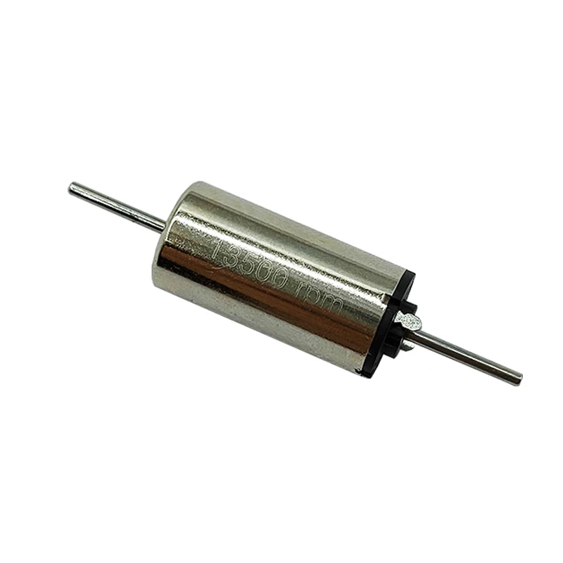 0816 Dual Axis 8mm Micro Motor 12 Volt 13,500 RPM Hollow Cups High Speed Strong Magnetic 1mm Diameter Shaft