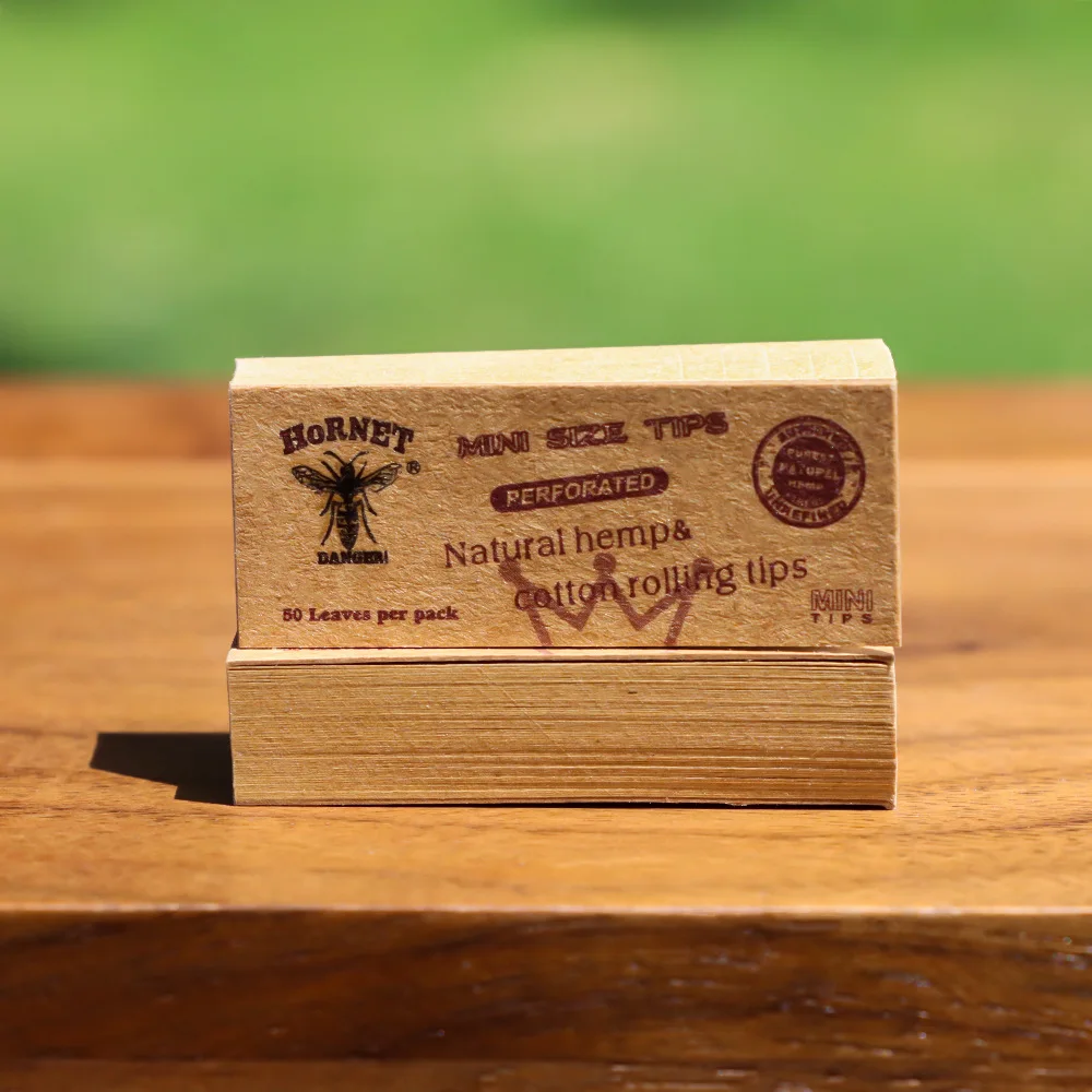 Puntas perforadas de tamaño Mini, filtro rodante para fumar, papeles, accesorios para fumar, suministros rodante