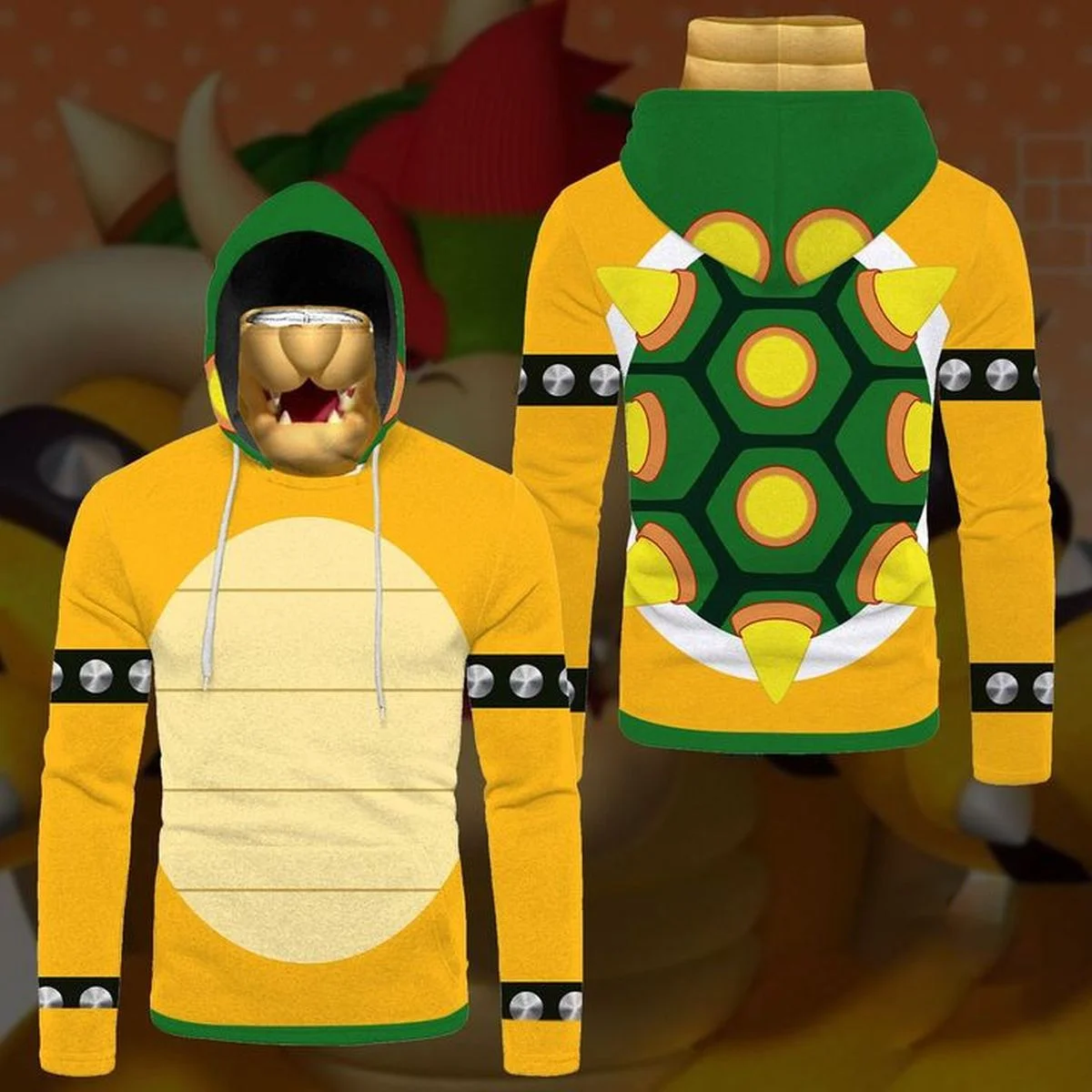 Super Brother Bowser Hoodies Sweatshirt Cartoon Bowser 3D Print Hoodie Men Women Fashion Hoodies Oversized Sweatshirt Sudaderas