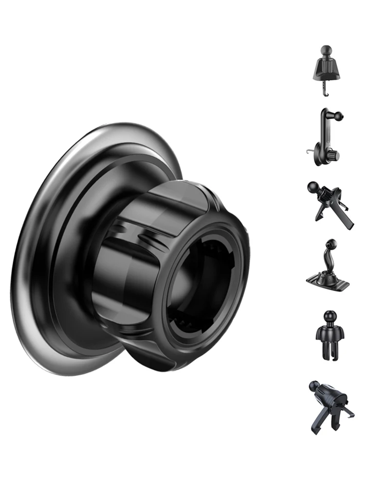 Baza z otworem na kulę 17mm, mocny magnes N52, adapter głowicy do magnetycznego uchwytu samochodowego na telefon, do uchwytów samochodowych na telefon z magnesem, uchwytów GPS. — zdjęcie produktu 7