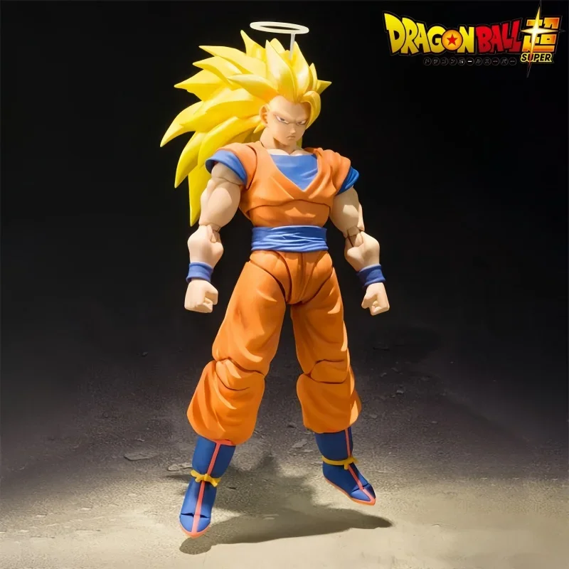 

[in Stock] Genuine Anime Dragon Ball Toy Shf Super Saiyan 3 Series Manga Character Son Goku Collection Figure Model Toy Boy Gift