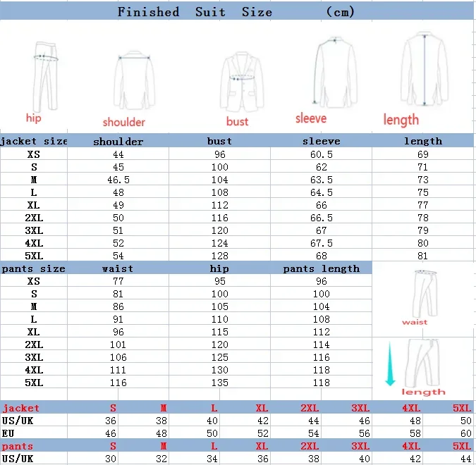 Men Suits 2 Pieces Set Fashion New Men's Casual Boutique Business Formal Wedding Groom Suit Coat Blazer Trousers 2024