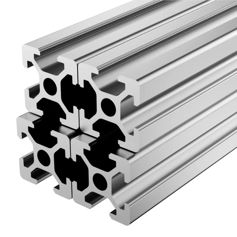 4pcs 2020 T-slot Aluminum Extrusion Profile 20x20mm European Standard Anodized Linear Rail For 3D Printer Parts DIY Silver Black