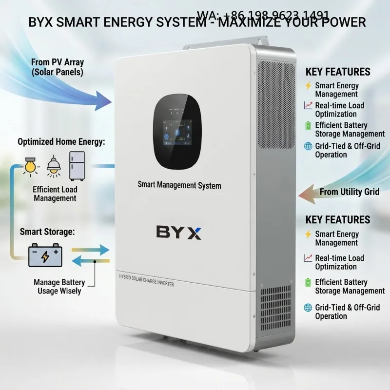1000W-5KW 12V 24V 48V Split Phase Hybrid Solar Inverter 110V 220V Solar Charging Power Equipment view 4