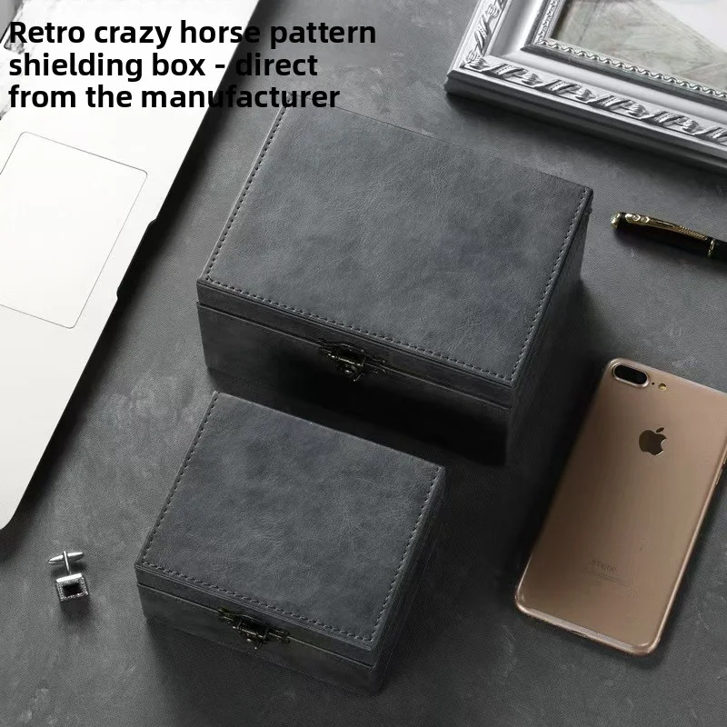 Faraday Box for Car Keys RFID Blocking Box Anti-Theft Keyless Fob Protector Approved Large Car Key Safe Radiation Protection box