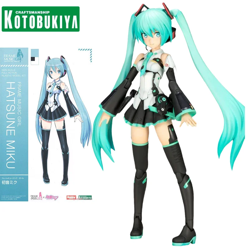 Original FRAME ARMS GIRL FG059 HATSUNE MIKU Anime Action Figure Assembly Model Toys Collectible Model Dolls Gifts for Children