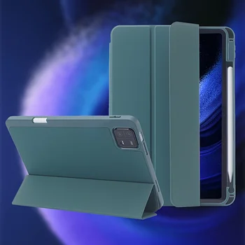 מקרה עבור XiaoMi Pad 6/6Pro 11 אינץ 'עם מחזיק עט, עבור XiaoMi Pad 5/5 Pro 11 אינץ', כיסוי גב רך וחלק