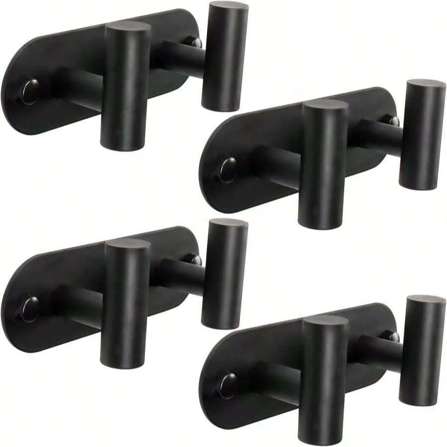

Vanloory Coat Hook Rack, Wall Mounted Coat Hanger With 8 Heavy Duty Hooks For Hanging Clothes, Jacket, Towel - Stainless Steel