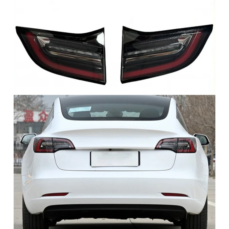 

For Tesla Model 3 2021 European version 4-Pin Inner Rear Taillight Cover Housing Assembly Reverse Light Combo Car Mod Accessory