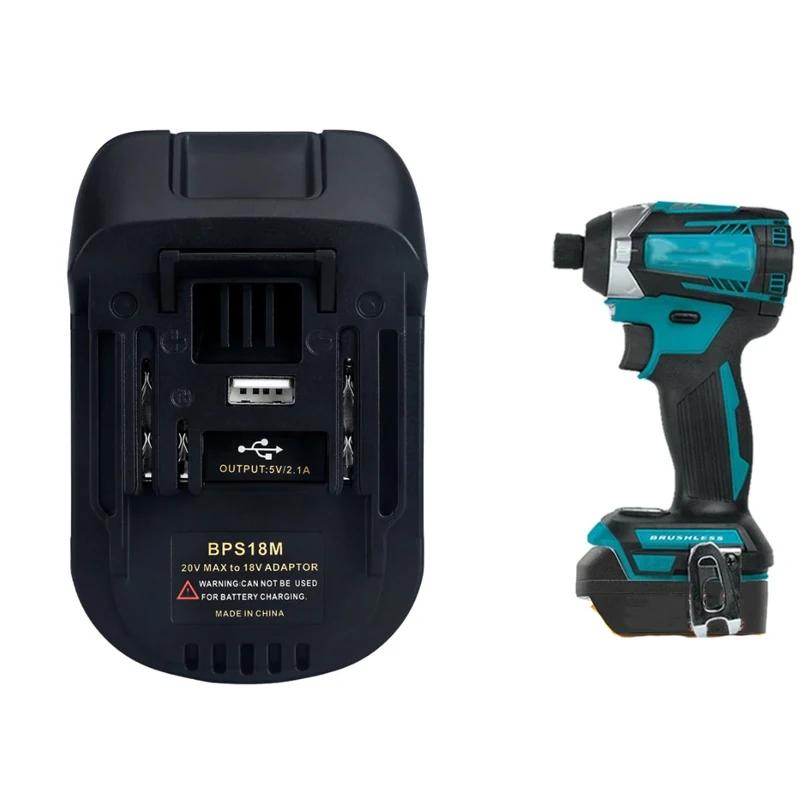 Adapter do elektronarzędzi Makita 18V do Milwaukee/Dewalt/Bosch/Porter Cable 20V Battery Switch do narzędzi Makita 18v