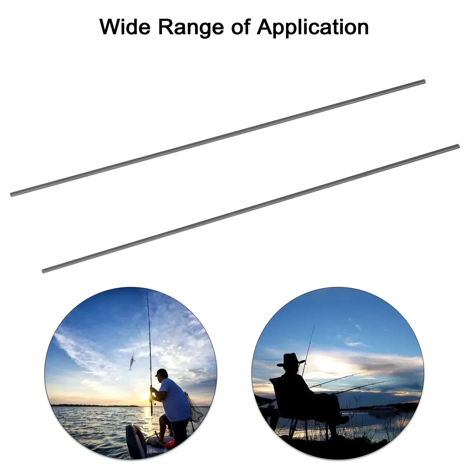 2 قطعة طقم تصليح قضيب الصيد ألياف الكربون العصي القطب بناء عدة/التفاف الموضوع 1 مللي متر-10 مللي متر x 10 سنتيمتر/لأجزاء قصبة صيد خشبية مكسورة