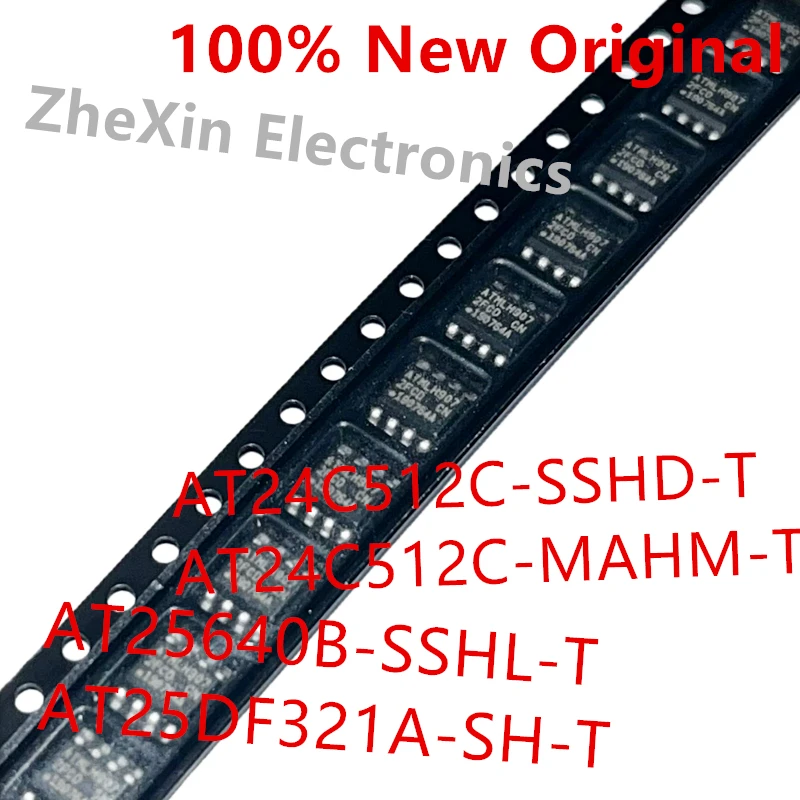 10piece  AT24C512C-SSHD-T  2FCD 、AT24C512C-MAHM-T  2FC 、AT25640B-SSHL-T  5CBL 、AT25DF321A-SH-T  25DF321A  New memory chip