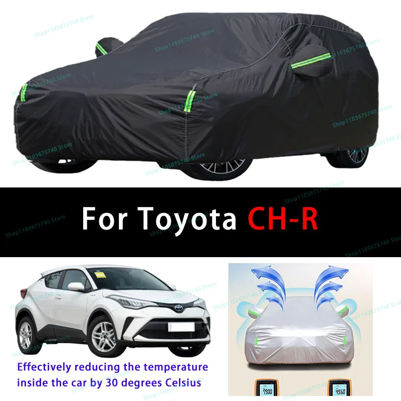 

For Toyota CH-R Summer Full Car Covers Outdoor Sun uv Protection Dust Cooling Protective Auto Protective Cover