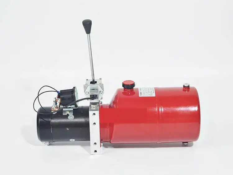 Battery forklift accessories 12V power unit semi-electric hydraulic stacker DC power motor pump station