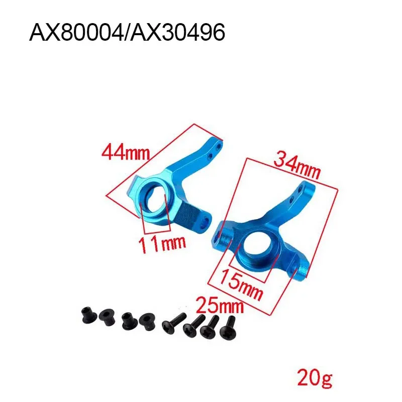 Aluminium Alloy #AX30496 Front Knuckle Arm Rechtop FOR Rc Auto Crawler 1/10 Axiale SCX10 Wrangler AX80004 Upgrade Accessories