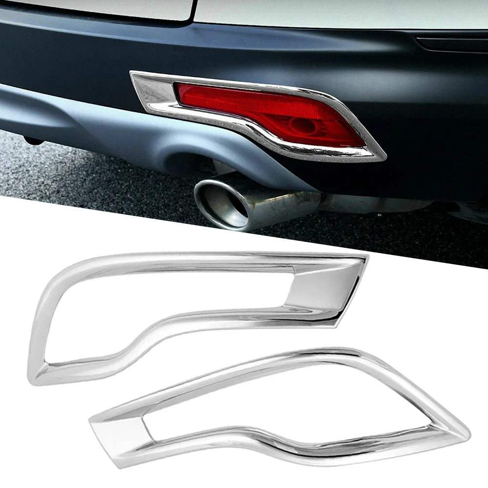 

2Pcs For Honda CRV 2017 2018 2019 CR-V Rear Bumper Reflector Cover Trim Chrome ABS Car Accessories Styling