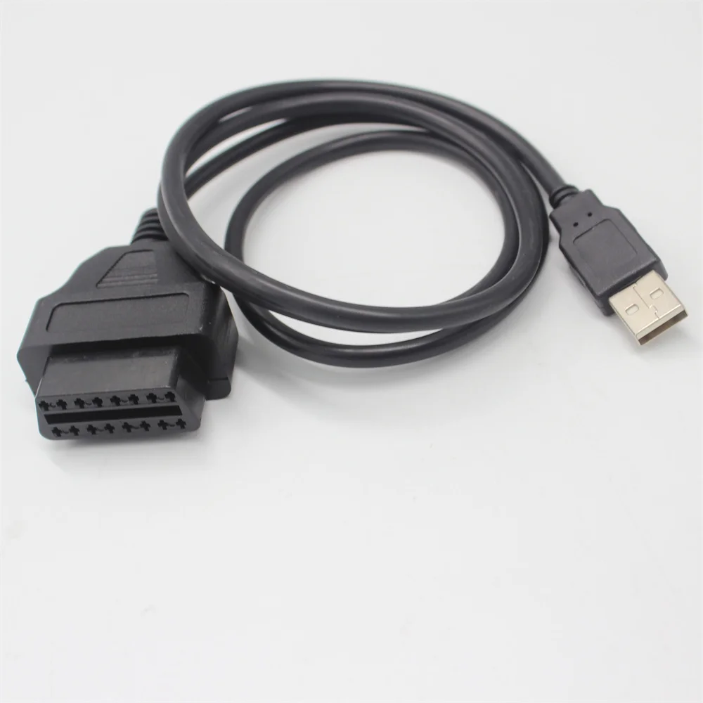 

Car OBD2 16Pin OBD2 To USB Port Charger Adapter Cable Connector Diagnostic Tool Car Accessories cable