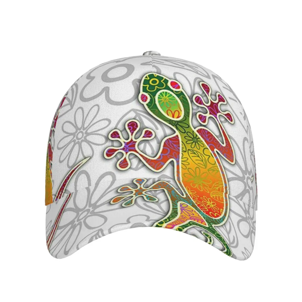 

Бейсбольные кепки унисекс Gecko, этническая этническая ящерица, африканская уличная одежда, летние спортивные бейсболки, кепка в стиле хип-хоп, Casquette