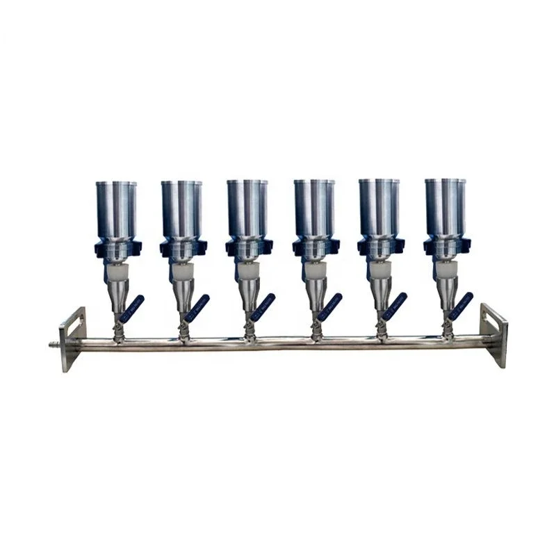 China Manifolds Vacuum Filtration 1-6 branch stainless steel Holder solvent filter manifold vacuum filtration for lab