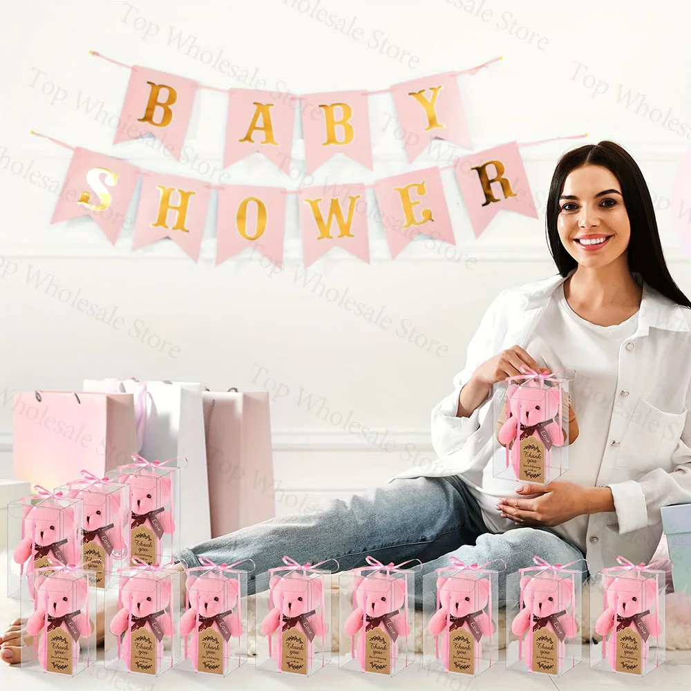 10-100Pcs Mini Niedźwiedź Prezenty na Baby Shower Wypchany Pluszowy Niedźwiedź Luzem Mały Niedźwiedź Ślub Boże Narodzenie Xmas Decor Party Favor dla gościa