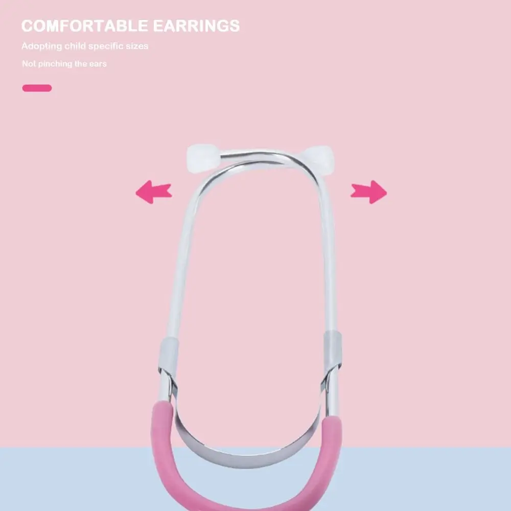 マルチカラー聴診器おもちゃ 家族親子ゲーム DIY プラスチック聴診器アクセサリー ごっこ遊びお医者さんおもちゃ プラスチック