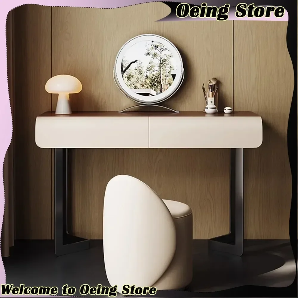 

Luxury Unique Dressing Table Simple Modern Nordic Bedroom Dressing Table Storage Light Penteadeira De Maquiagem Home Decoration